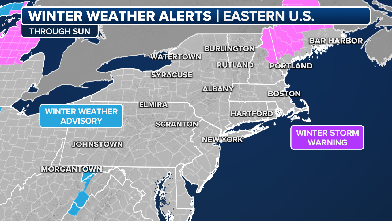 Developing nor’easter puts 45 million on alert as winter storm eyes